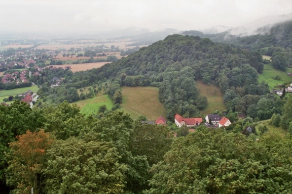 Burg Schaumburg - blik op Schaumburg
