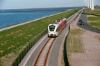 Spurt over de nieuwe spoorlijn in de Eemshaven