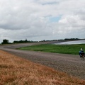 Met de ligfiets op de Waddendijk van Wieringen