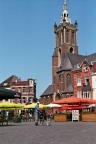 Met ligfiets op de Markt in Roermond