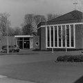 Vredekerk Loppersum in zwart-wit